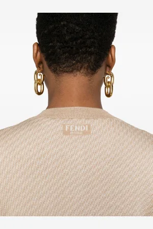 Fendi Cardigan Ff In Lana