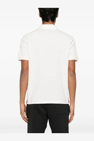 Moncler Polo In Cotone Con Logo