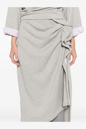DRIES VAN NOTEN Gonna Midi Asimmetrica