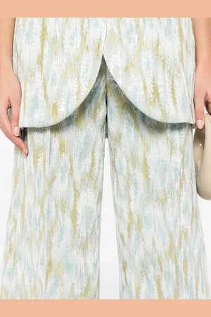 ERIKA CAVALLINI Pantalone Cropped Stampato