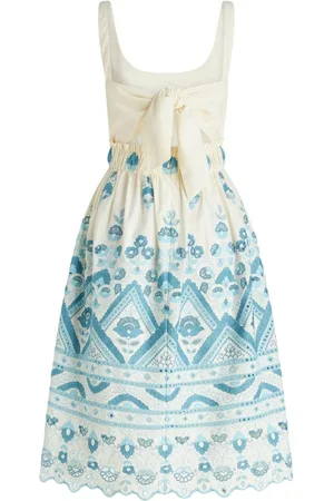 Etro Abito Corto In Misto Cotone