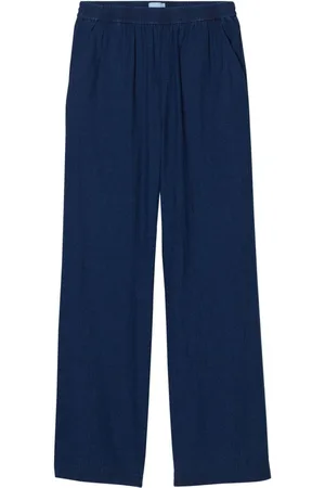 Closed Pantalone Winona In Misto Lino