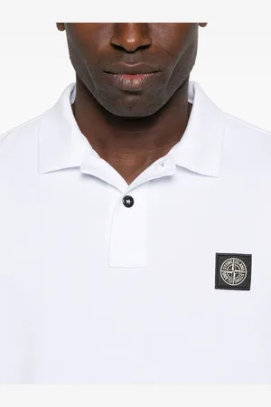 Stone Island Polo In Cotone Con Logo