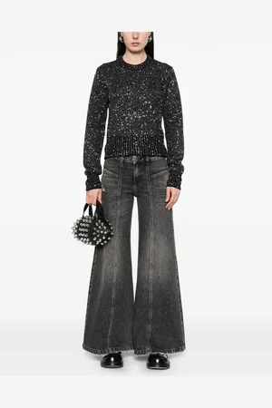 Golden Goose Maglia In Misto Lana Con Paillettes