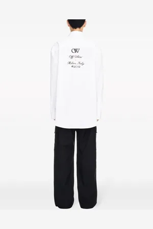 OFF-WHITE Sovracamicia In Cotone Con Logo
