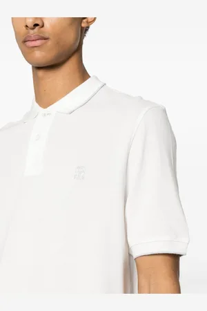 Brunello Cucinelli Polo In Cotone Con Logo