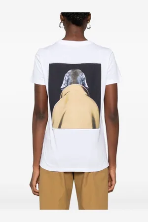 Max Mara T-shirt In Cotone Stampata