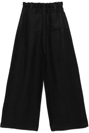 ALYSI Pantalone Ampio In Lino