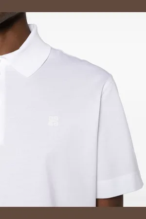 Givenchy Polo In Cotone Con Logo 4g