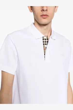 Burberry Polo In Cotone Con Logo