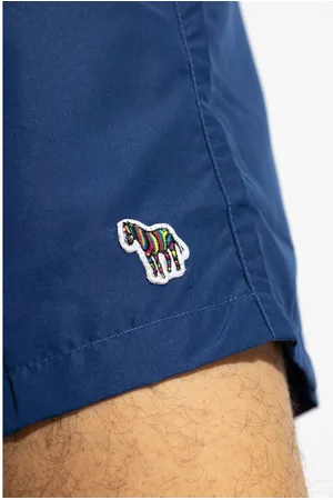 Paul Smith Shorts Mare Con Logo Zebra