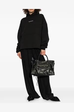 Balenciaga Felpa In Cotone Con Logo