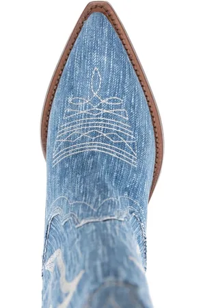 SONORA Stivaletto Texano In Denim