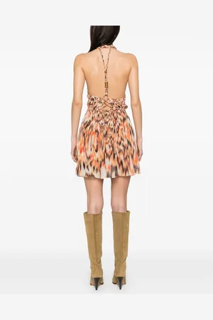 Isabel Marant Abito Rozilda In Cotone Stampato