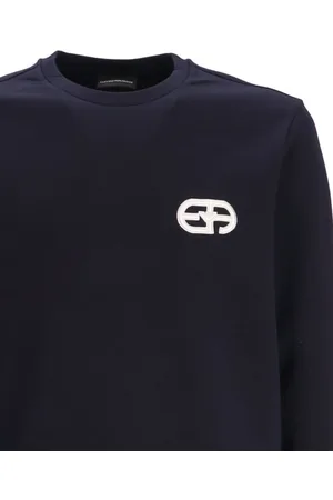 Emporio Armani Felpa In Cotone Con Logo