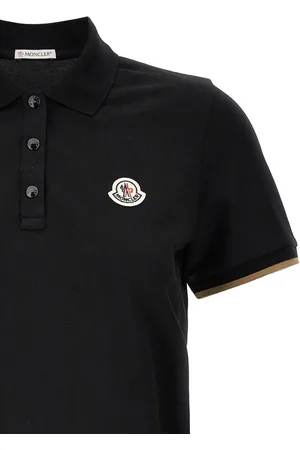Moncler Polo In Cotone Con Logo