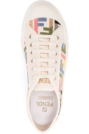 Fendi Sneaker Domino In Tessuto