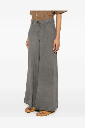 White Sand Pantalone Ampio In Cotone