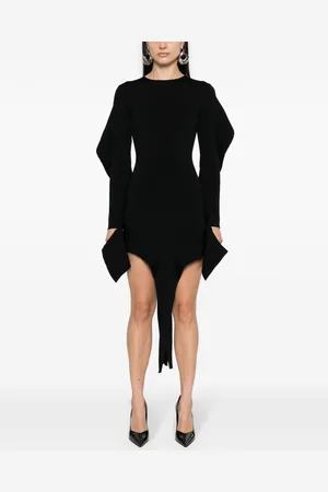 MUGLER Mini Abito Asimmetrico