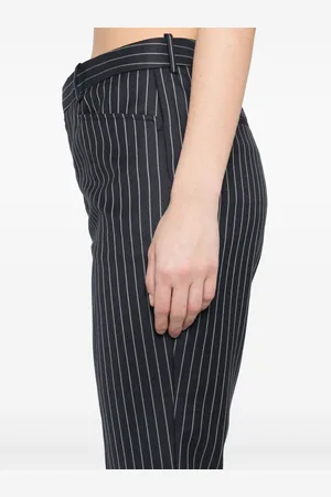 Tom Ford Pantalone Rigato In Lana
