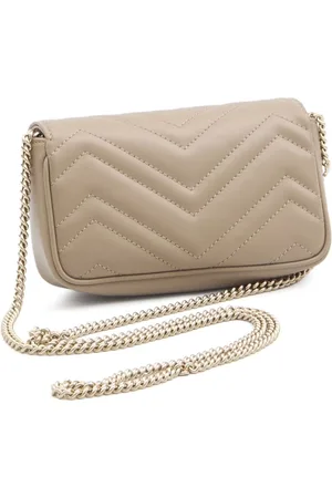 Gucci Mini Borsa Gg Marmont In Pelle