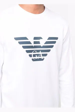 Emporio Armani Felpa In Cotone Con Logo