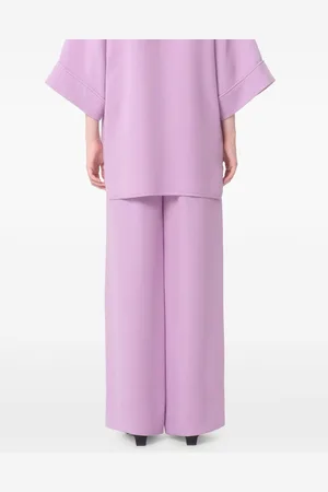VALENTINO Pantalone A Palazzo In Seta