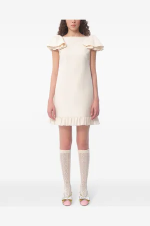 VALENTINO Abito Corto In Crepe Couture