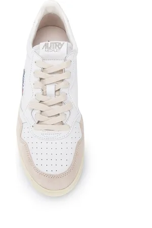 Autry Sneaker Medalist Low In Pelle E Camoscio