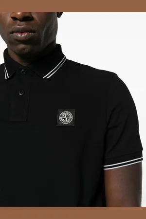 Stone Island Polo In Cotone Con Logo