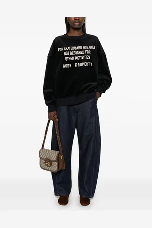 Golden Goose Felpa Girocollo In Ciniglia