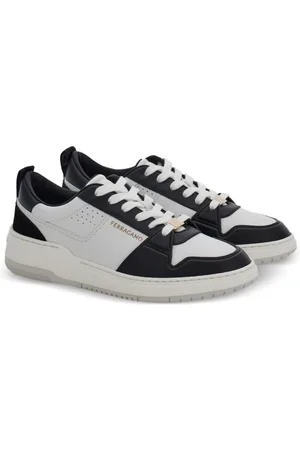 Salvatore Ferragamo Sneaker In Pelle Con Logo