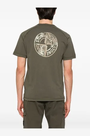 Stone Island T-shirt In Cotone Con Logo