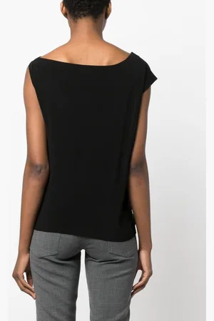 Norma Kamali Top Con Scollo Asimmetrico