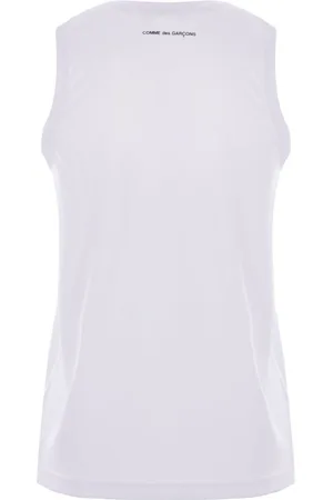 Comme des Garçons Canotta In Jersey Con Logo