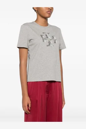 Tory Burch T-shirt In Cotone Con Logo