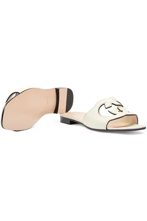 Gucci Sandalo Cut In Pelle