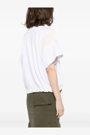 SACAI T-shirt In Cotone
