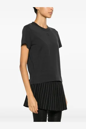 Courrèges T-shirt In Cotone Con Logo