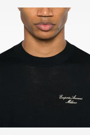 Emporio Armani Maglia Girocollo In Misto Lana