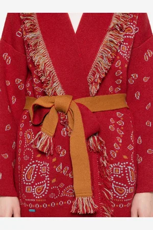 Alanui Cardigan Bandana In Cashmere