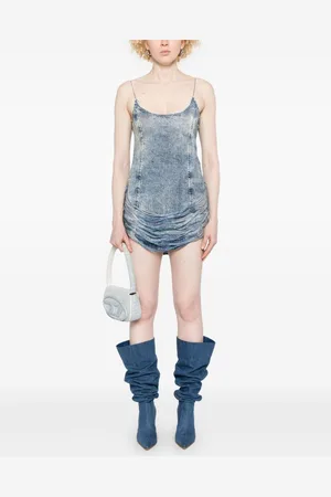 Diesel Mini Abito Effetto Denim