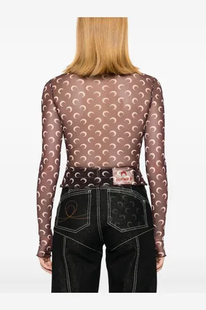 Marine Serre Top Cropped Moon