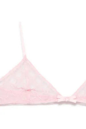 Gucci Reggiseno In Tulle Gg