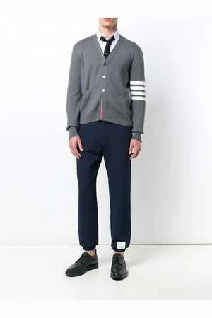 Thom Browne Cardigan Rwb In Cotone