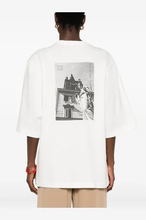 ALYSI T-shirt In Cotone Ricamata
