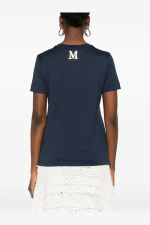 Max Mara T-shirt In Cotone Con Logo