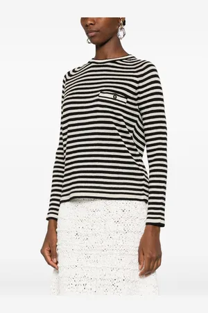 Max Mara Maglia Rigata In Lino