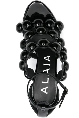 Alaïa Sandalo Con Tacco In Pelle