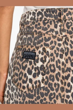 Ganni Gonna Lunga Leopardata